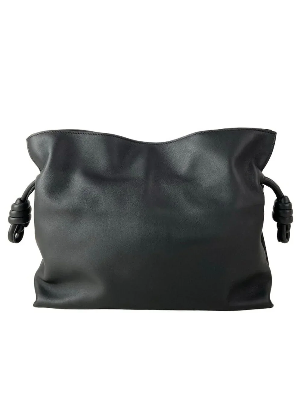 Loewe Clutch Flamenco Medium Black Drawstring